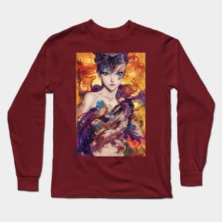 Cat Woman Shoujo Anime Long Sleeve T-Shirt